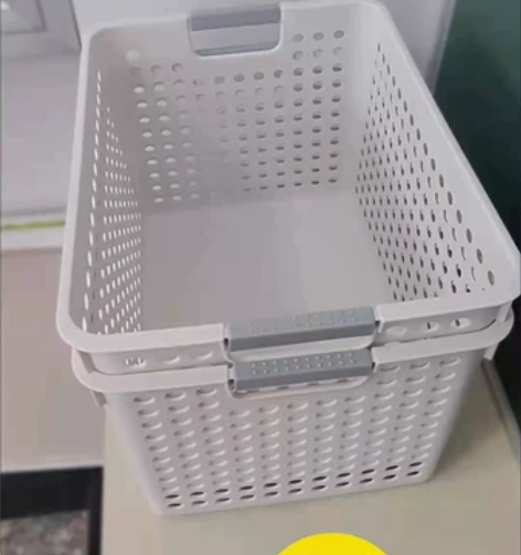 【2个8.8元】塑料收纳筐 桌面塑料收纳筐...