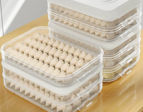 佳帮手饺子盒家用食品级冷冻专用密封保鲜馄饨...