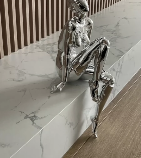 空山基机械姬女神系列 创意抽象雕塑电镀摆件...