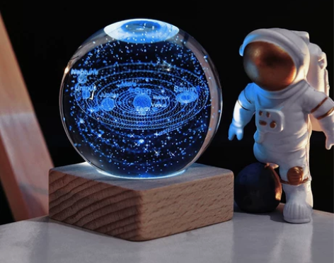 【捡漏清仓】生日礼物全新宇宙水晶球发光小夜...