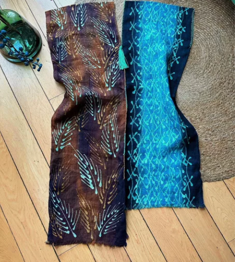 全新清迈老绣家手搓老麻手绘古老图腾纯火麻布...