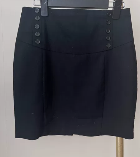 女士秋季腰后拉链后开叉包臀裙职业OL通勤半...