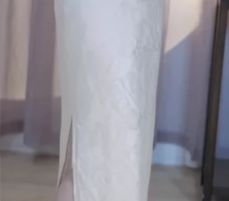 暗纹提花一步裙半裙，L码120斤以内可穿着...