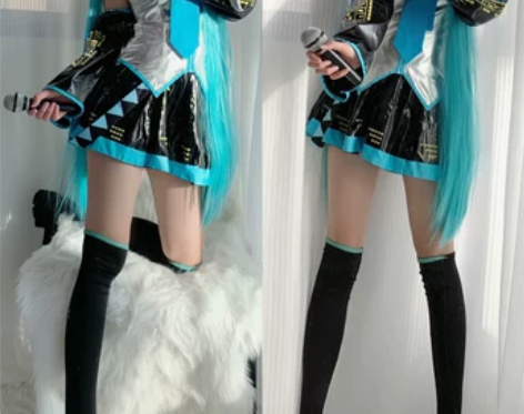初音未来cos服MIKU公式服日本少女动漫...