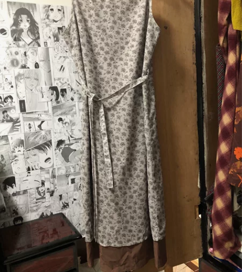 复古碎花吊带裙 W.I.A MARC BY...