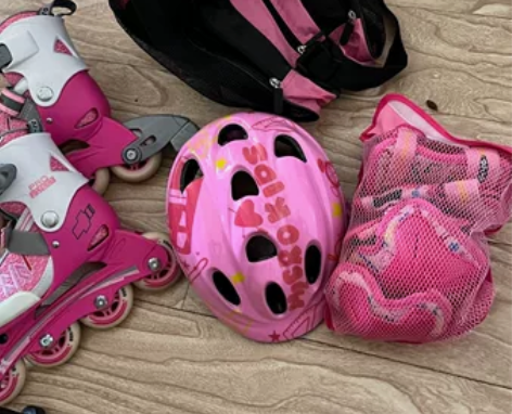 旱冰鞋只用过一次小孩太胆小就再没用过 瑞士...