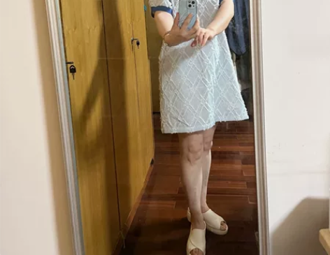 品牌连衣裙，特殊工艺面料，120以内可穿 ...