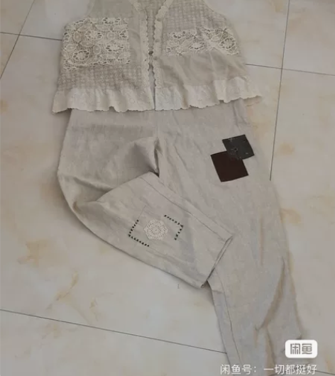 全新棉麻套装  柔软舒适  漂亮的麻本色 ...