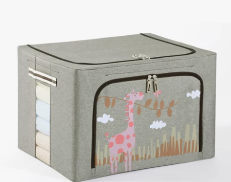 【特卖节价】装衣服收纳箱布艺牛津布整理盒箱...