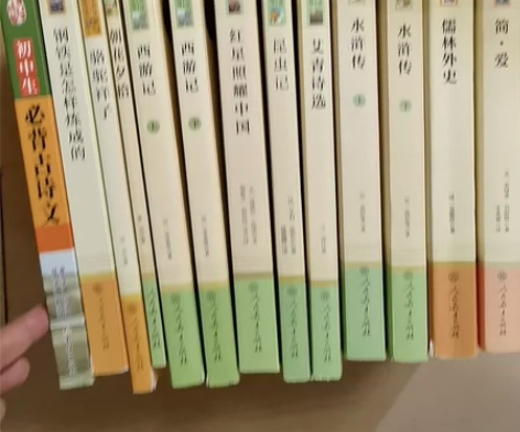 初中必读书 简爱 水浒传 艾青诗选 昆虫记...