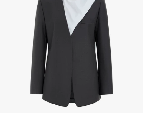 edition西装外套2023秋新款可拆飘...