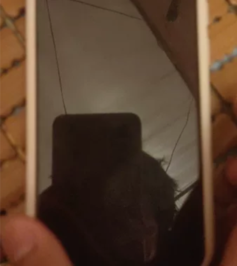 妹妹自用手机，手机正常使用，烧了一点屏，屏...