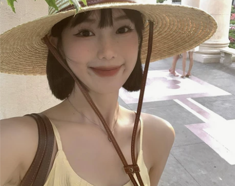 巴拿马爵士麦秆草帽女夏季海边沙滩遮阳防晒帽...