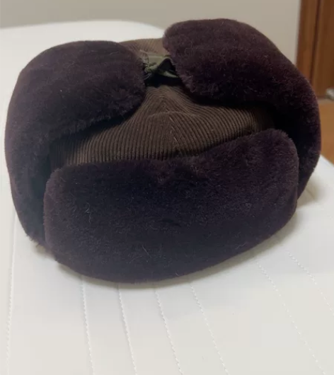 老物件 二手雷锋帽 绿色，70年代产 感兴...