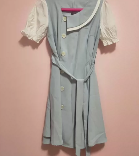 品牌女款夏季新款连衣裙L码，裙长86， 全...