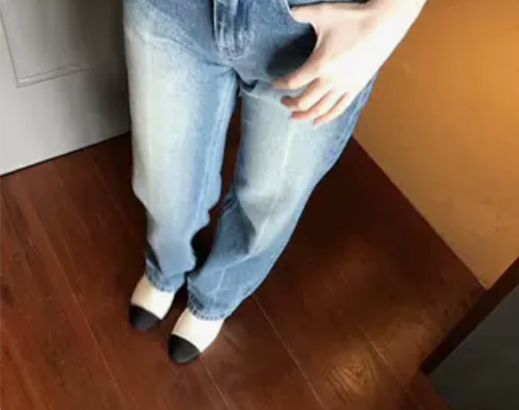 ?THEHANDLE 巴黎街头 简约明线牛...