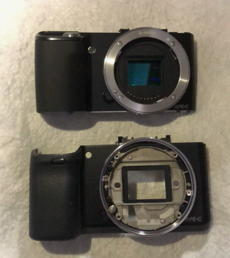 索尼微单相机 实物图，（可能是索尼A500...