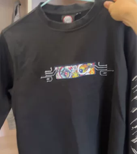 男士长袖t恤 面料稍微有点厚实，适合春天穿...