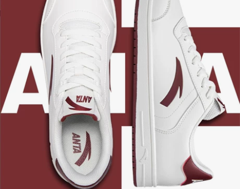 安踏板鞋女鞋2024夏季新款透气小白鞋轻便...