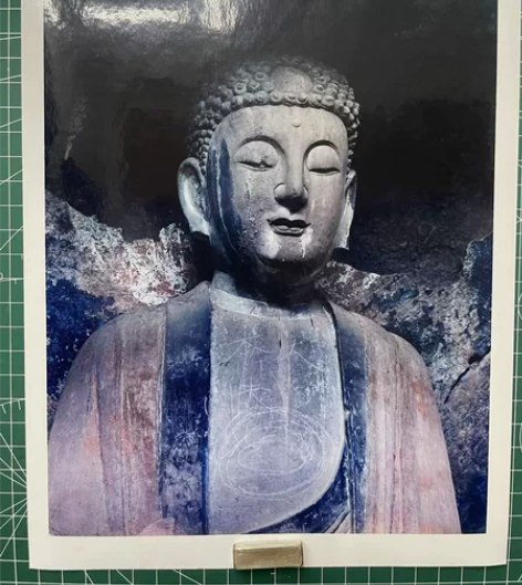 出售暗房手工放大的彩色银盐照片一张 相纸：...