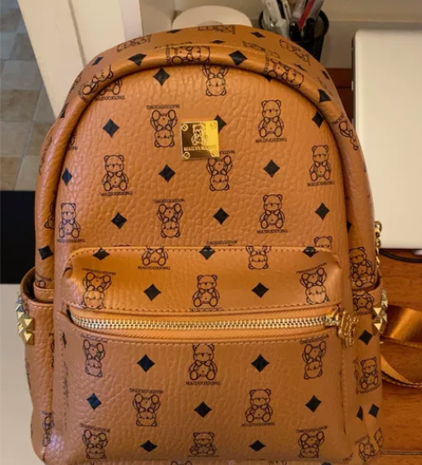 ?背包女双肩包2024新款小众皮质大学生书...