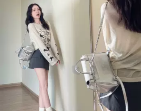 今年流行学院双肩包韩版学生高级感书包202...