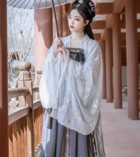 汉服女古风襦裙正版｜艺缕黑云鹤 上衣+襦裙...