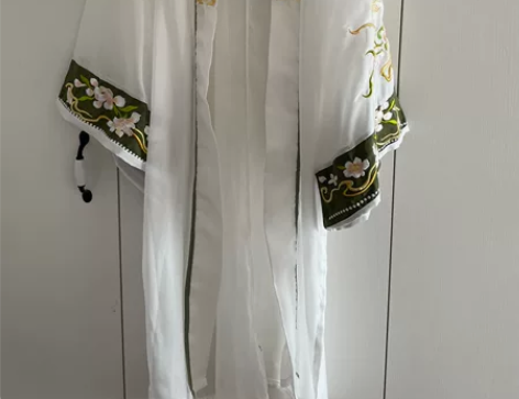 汉旭原创汉服宋制汉服女春夏中国风绿色仙气飘...