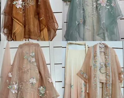 全新未穿，仙楚姬原创汉服女诃子裙汉元素大袖...