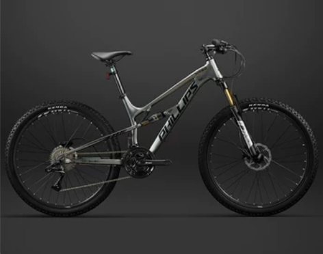 菲利普软尾山地车自行车成人男款式青少年双减...