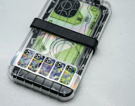 高端PAIKA手机保护壳 可选北极光绿/黑...