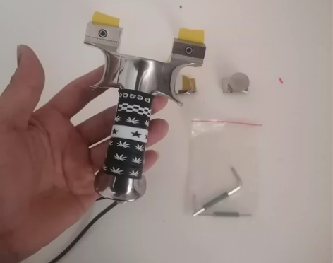 随缘血亏出把定制镜面天津小蜗牛弹弓 重弓#...