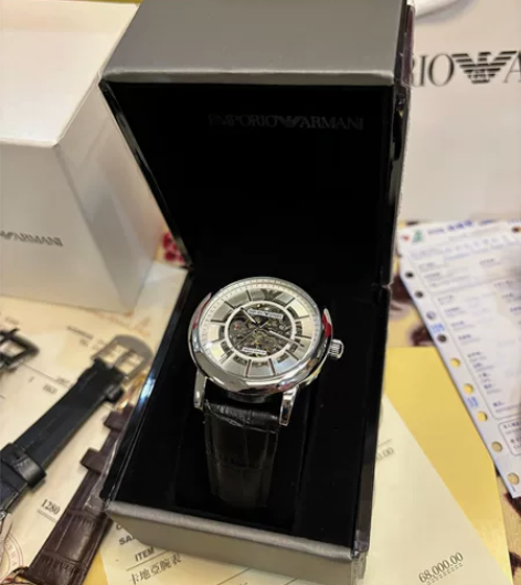 阿玛尼机械男款，300 现货秒发，礼盒+2...