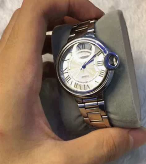 卡地亚蓝气球石英表 生活防水全新实拍实价现...