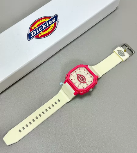 Dickies手表女款美式复古多巴胺小方块...