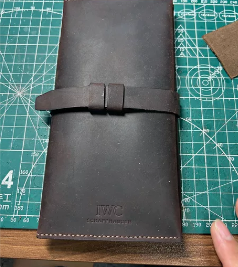 头层疯马皮手表收纳包 头层牛皮，疯马皮工艺...