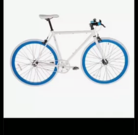 迪卡侬死飞。可改成活飞和死飞，有双手刹车，...