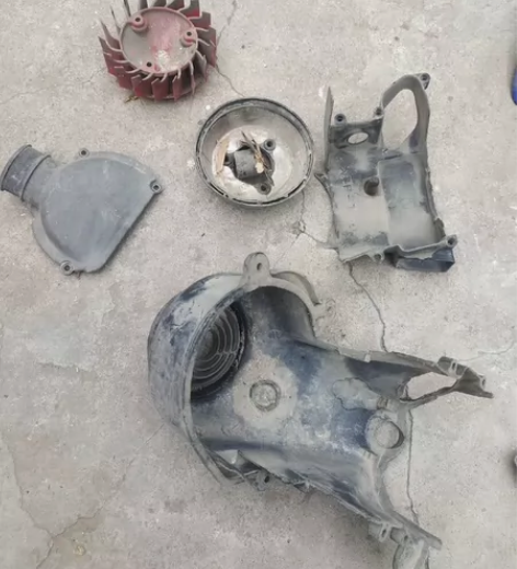 雅马哈5hk件 01年飞鹰花嫁黑塑料pp件...