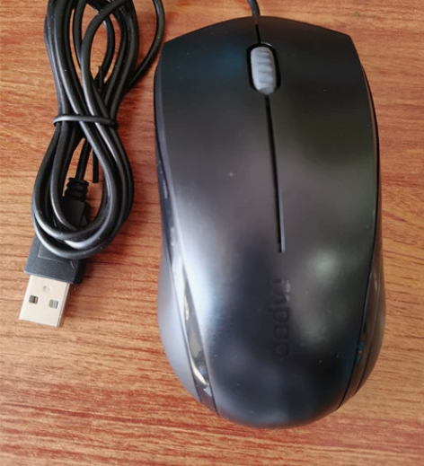 雷柏N1200静音鼠标 新的，仅收货时试了...