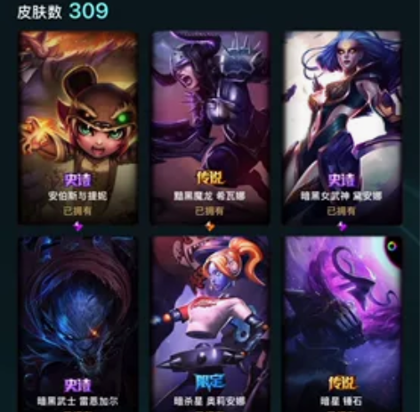 英雄联盟国服 雷瑟守备 全英雄 380皮 ...