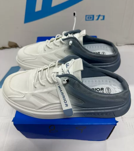 #回力男鞋40码夏季新款透气网鞋男一脚蹬懒...