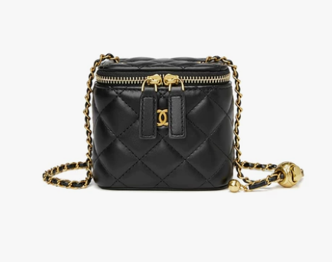 真皮香纳儿菱格链条女包羊皮小香风盒子包高级...