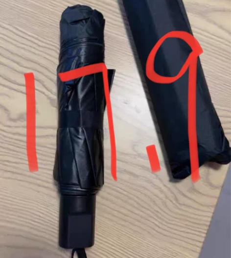 【特价出售】17.9手动雨伞结实男折叠加大...