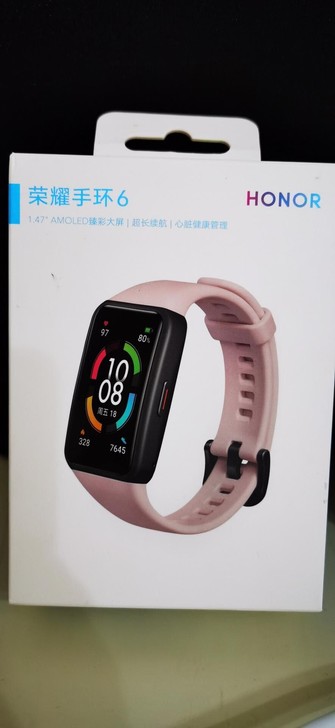 荣耀原装智能手环6 血氧心率语音运动手表华...