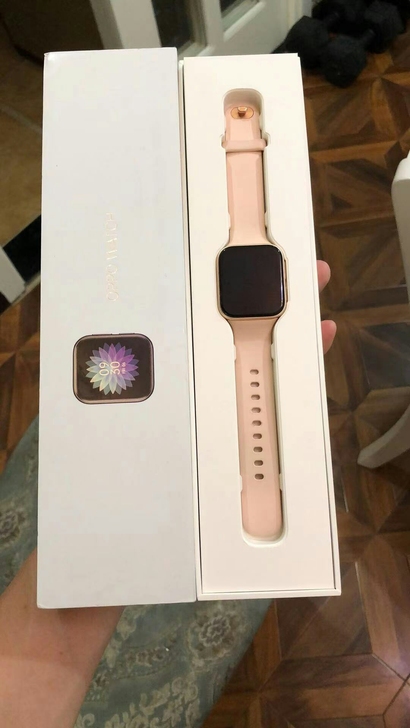 oppo watch 41mm粉金智能手表...