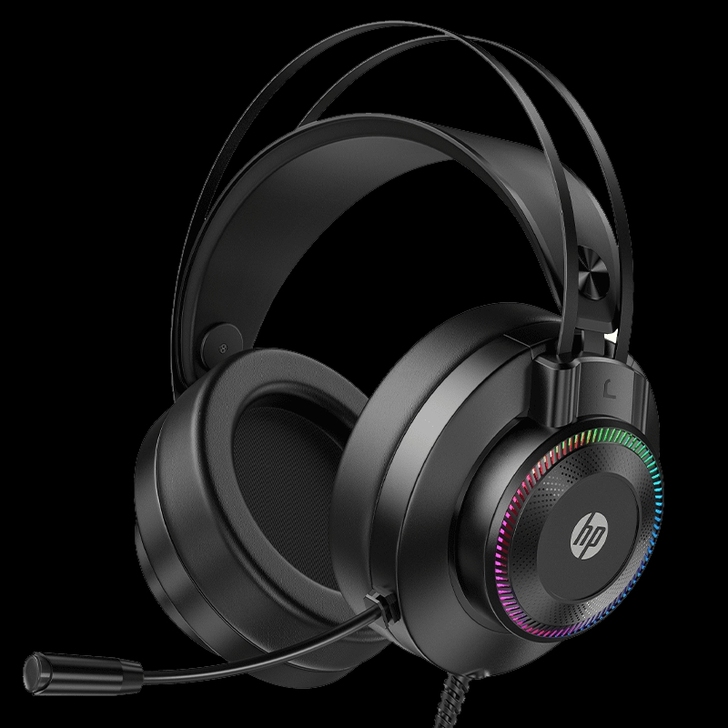 惠普HP电脑游戏耳机头戴式电竞有线带耳麦吃...