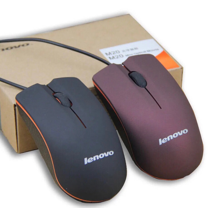 全新未拆/联想Lenovo有线小鼠标台式笔...