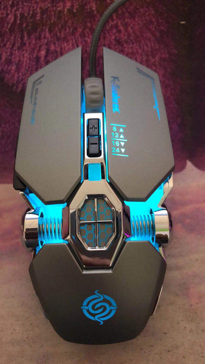 电脑游戏有线宏鼠标