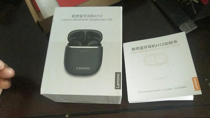 联想H12 真无线蓝牙耳机双耳适用于苹果华...