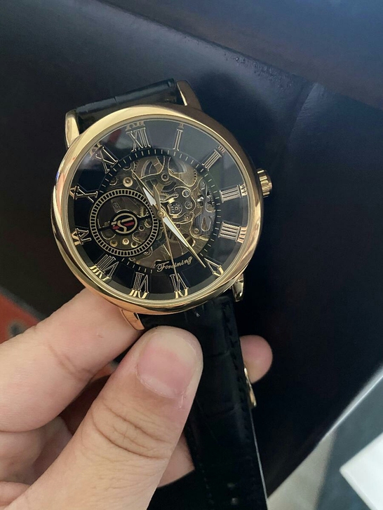 分手了，转让全自动机械手表男镂空机械手表学...